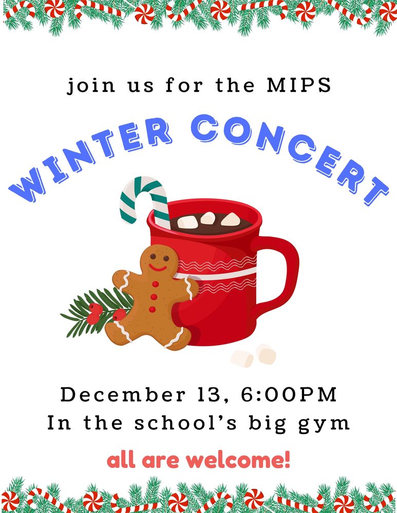 MIPS Winter Concert Flyer
